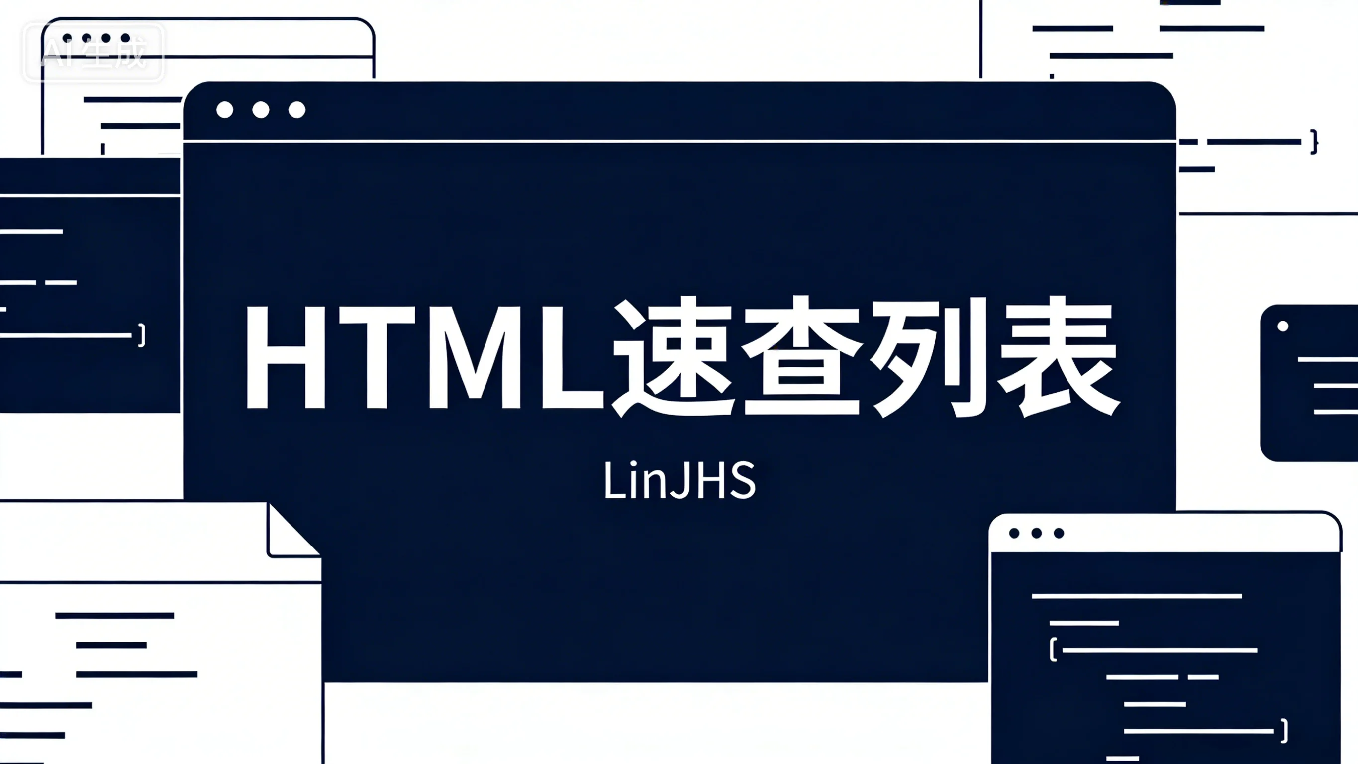 HTML 速查列表